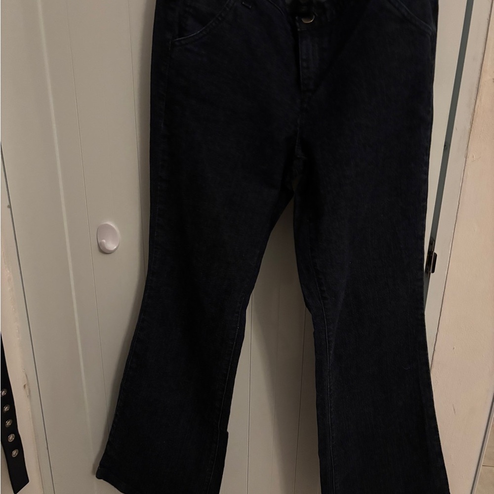 Elegant Black Flare Women's Jeans